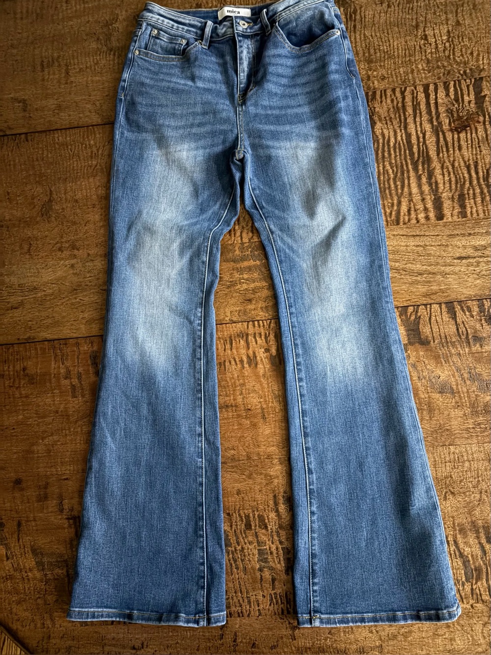 Mica Denim High Rise Flare Jeans MDP-F3259  Size 28